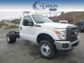 Oxford White 2015 Ford F350 Super Duty XL Regular Cab 4x4 Chassis