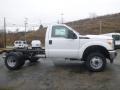 Oxford White - F350 Super Duty XL Regular Cab 4x4 Chassis Photo No. 2