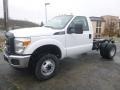 Oxford White - F350 Super Duty XL Regular Cab 4x4 Chassis Photo No. 7