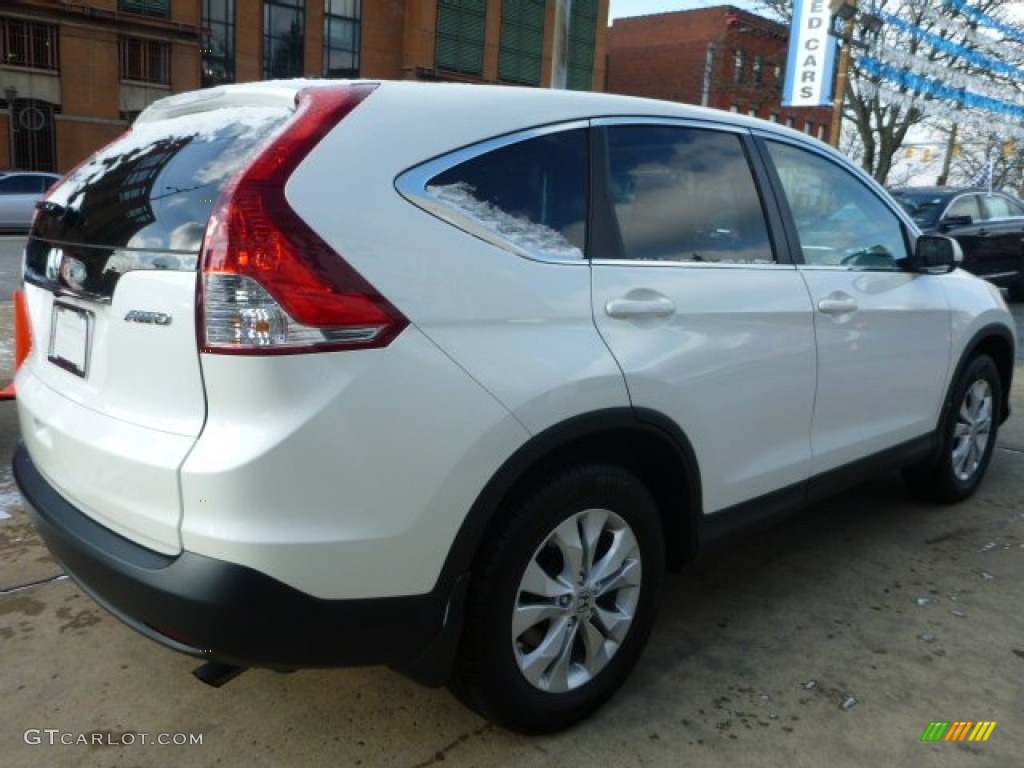 2012 CR-V EX 4WD - White Diamond Pearl / Beige photo #12