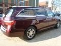 2012 Dark Cherry Pearl II Honda Odyssey EX  photo #3