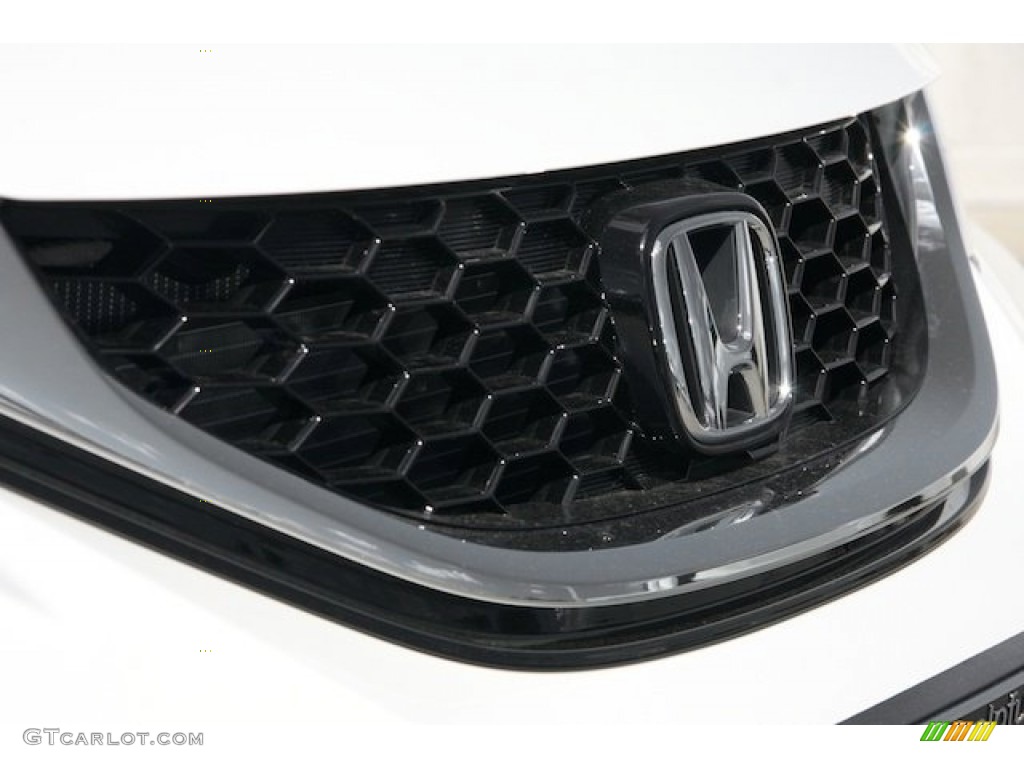 2014 Civic EX Sedan - Taffeta White / Beige photo #6