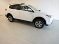 2015 Super White Toyota RAV4 XLE  photo #4