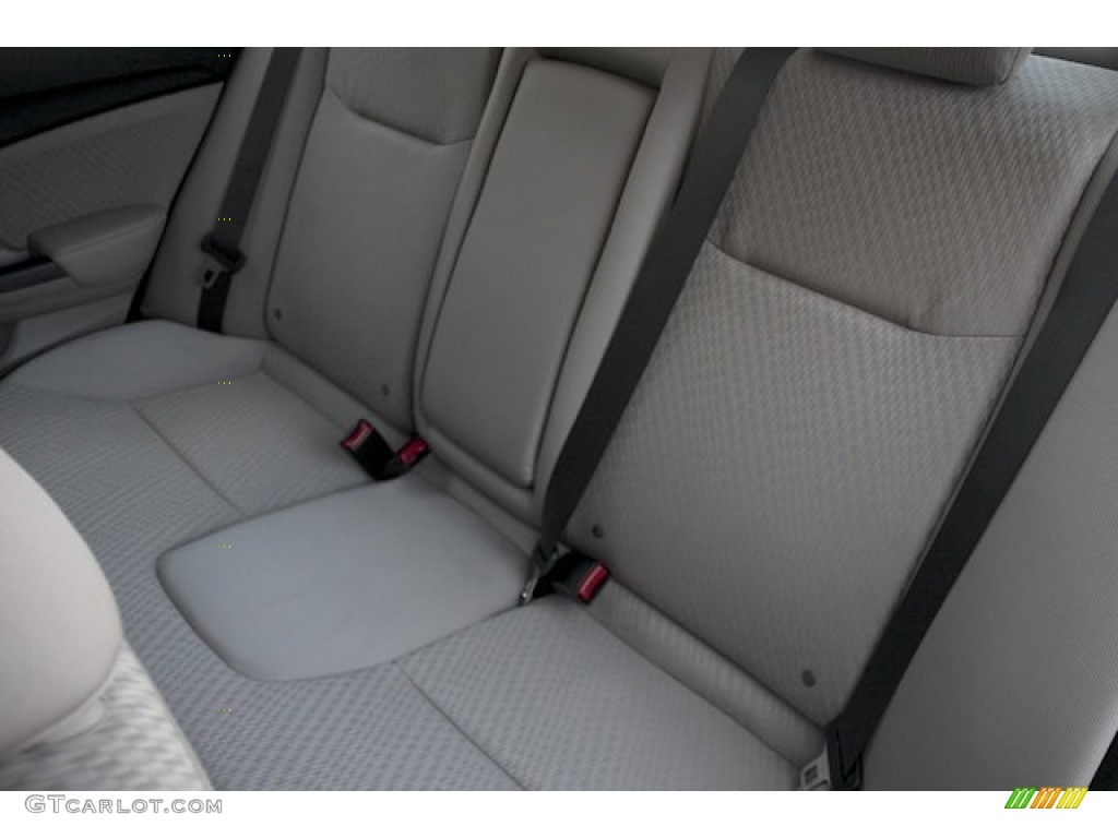 2014 Civic EX Sedan - Taffeta White / Beige photo #19