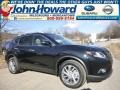 2015 Super Black Nissan Rogue SL AWD  photo #1