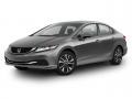 2015 Modern Steel Metallic Honda Civic EX Sedan  photo #24