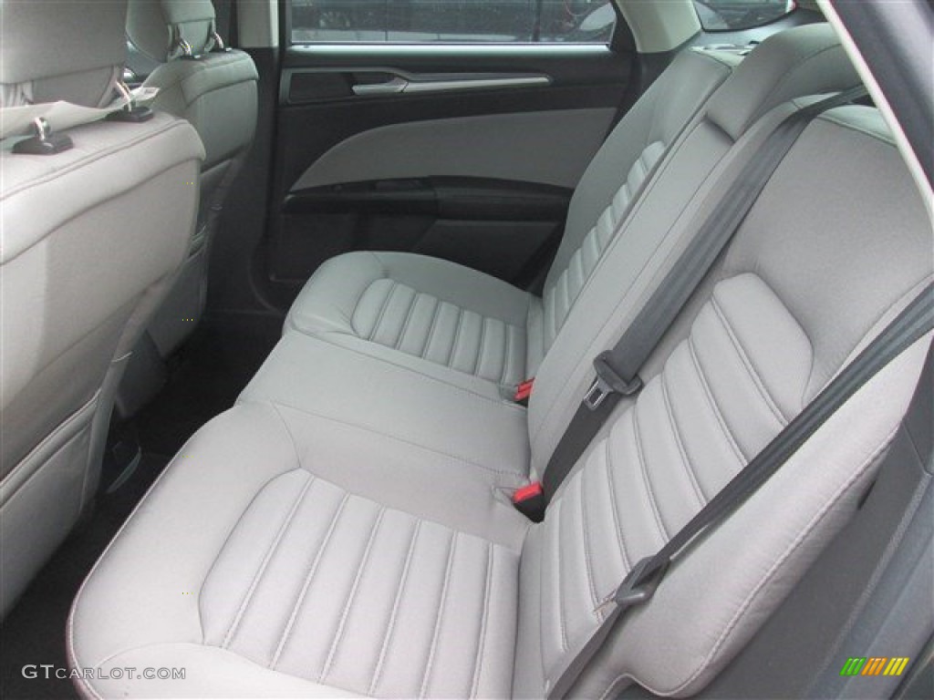 2015 Ford Fusion S Rear Seat Photo #99386201