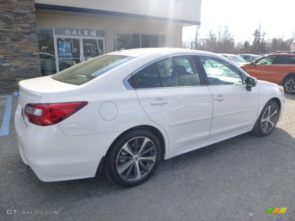 2015 Legacy 2.5i Limited - Crystal White Pearl / Slate Black photo #3