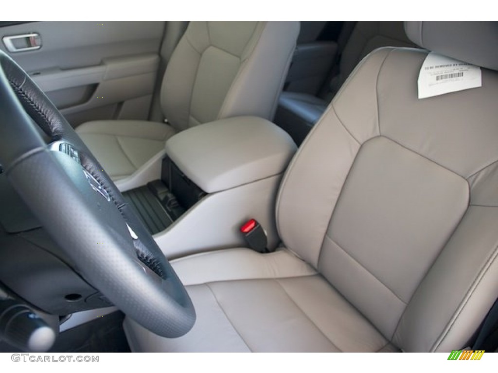 2015 Pilot EX-L - Modern Steel Metallic / Gray photo #11