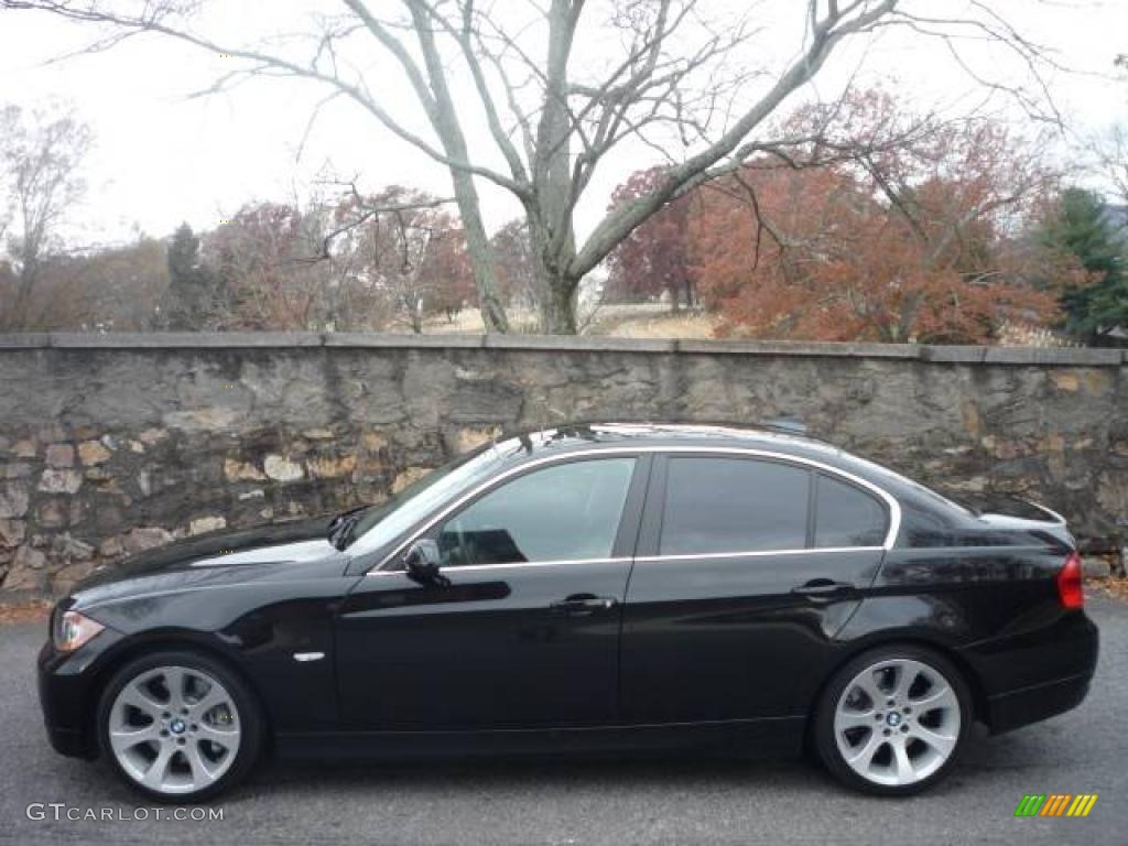 2007 3 Series 335i Sedan - Jet Black / Black photo #12