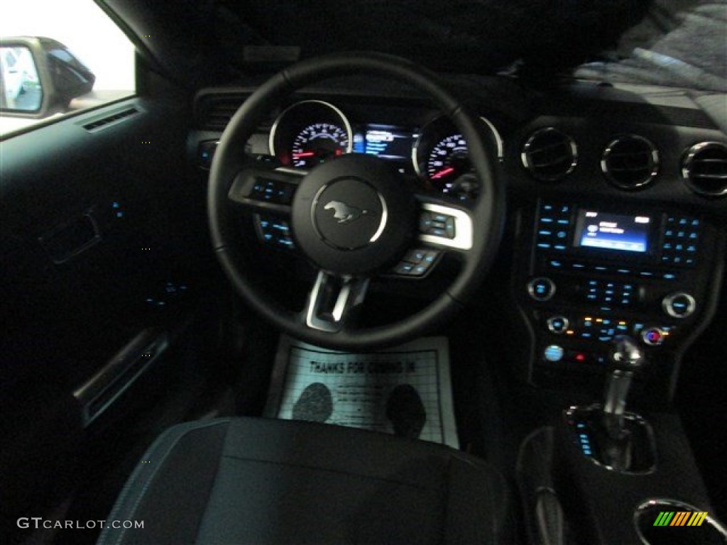 2015 Mustang V6 Coupe - Black / Ebony photo #8