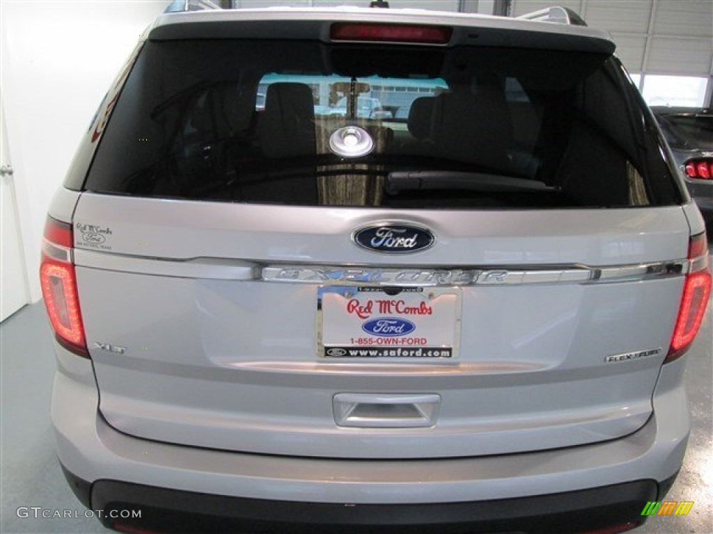 2015 Explorer XLT - Ingot Silver / Charcoal Black photo #5