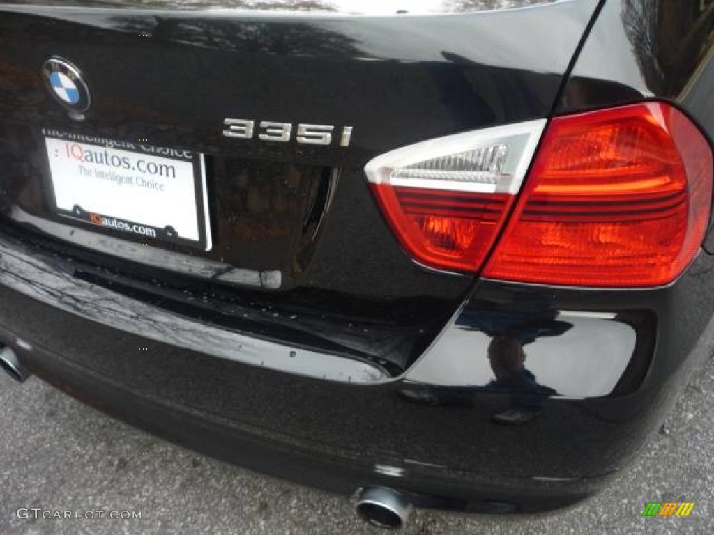 2007 3 Series 335i Sedan - Jet Black / Black photo #15