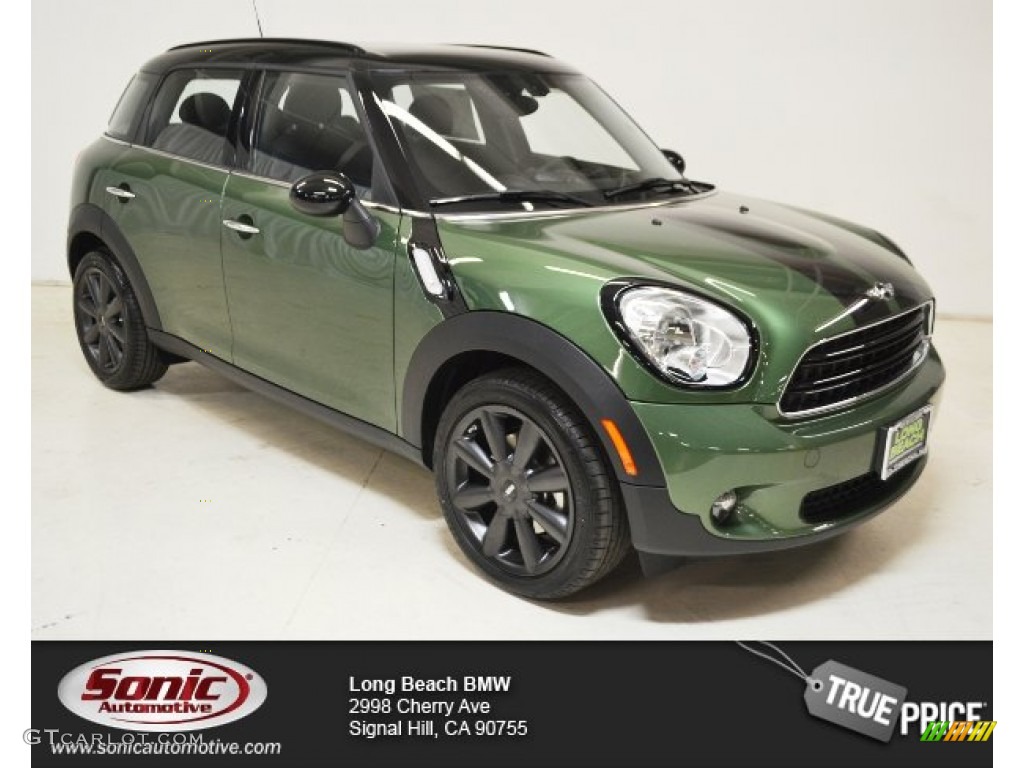 2015 Countryman Cooper - Jungle Green Metallic / Carbon Black photo #1