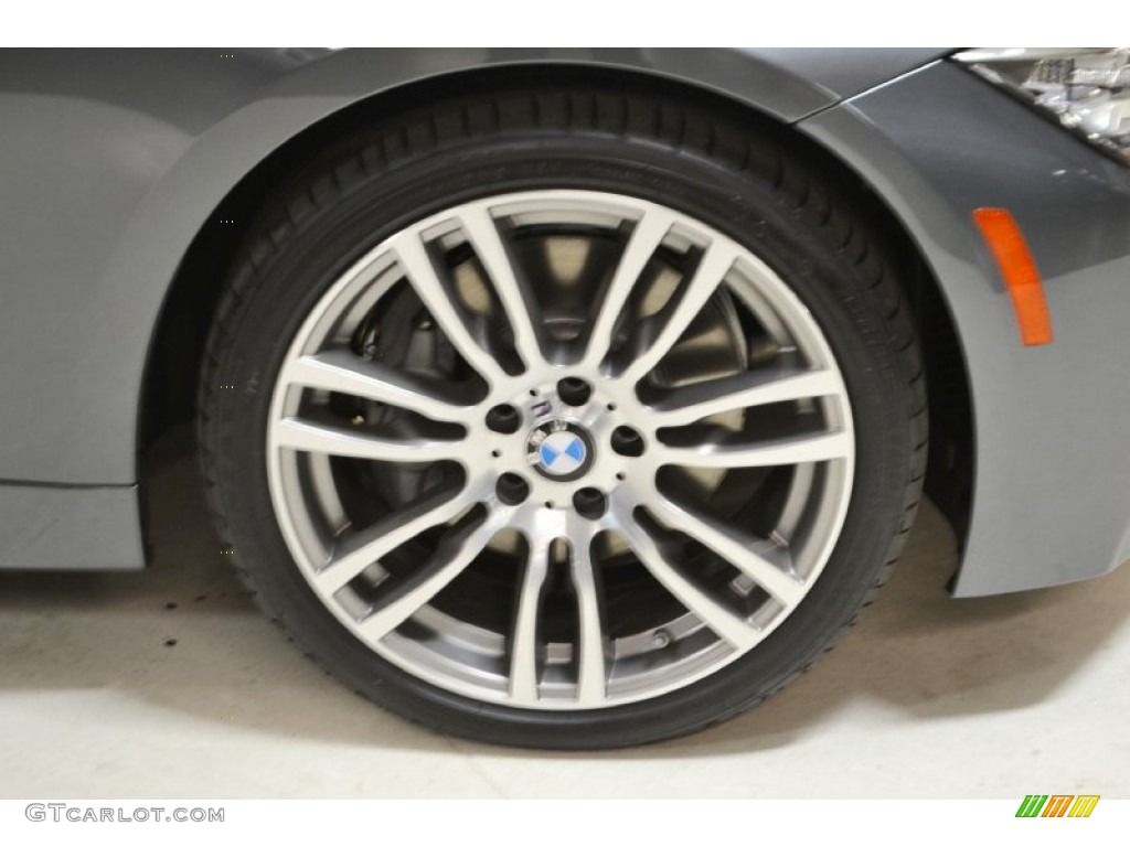 2015 3 Series 335i Sedan - Mineral Grey Metallic / Coral Red/Black photo #3