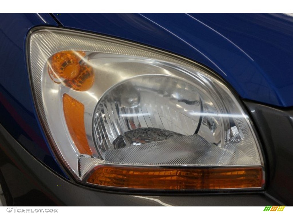 2008 Sportage LX - Smart Blue Metallic / Black photo #36