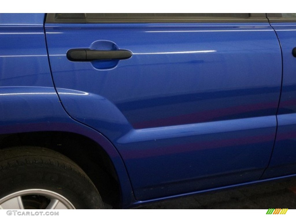 2008 Sportage LX - Smart Blue Metallic / Black photo #45