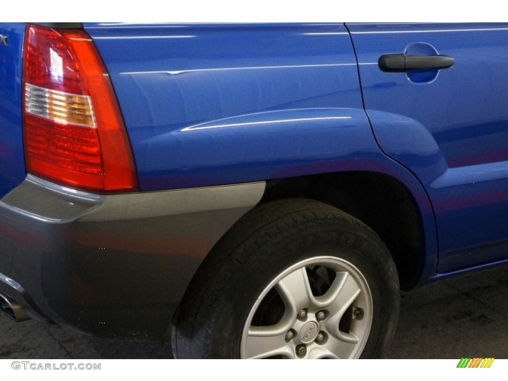 2008 Sportage LX - Smart Blue Metallic / Black photo #46