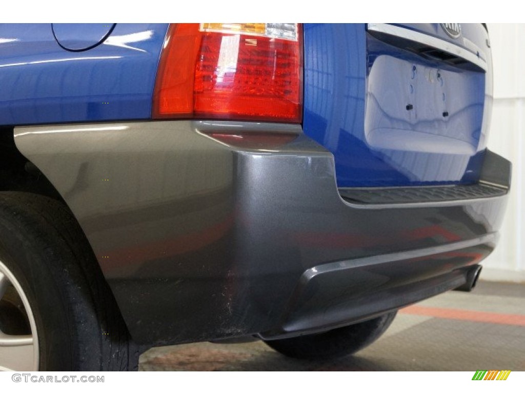 2008 Sportage LX - Smart Blue Metallic / Black photo #49