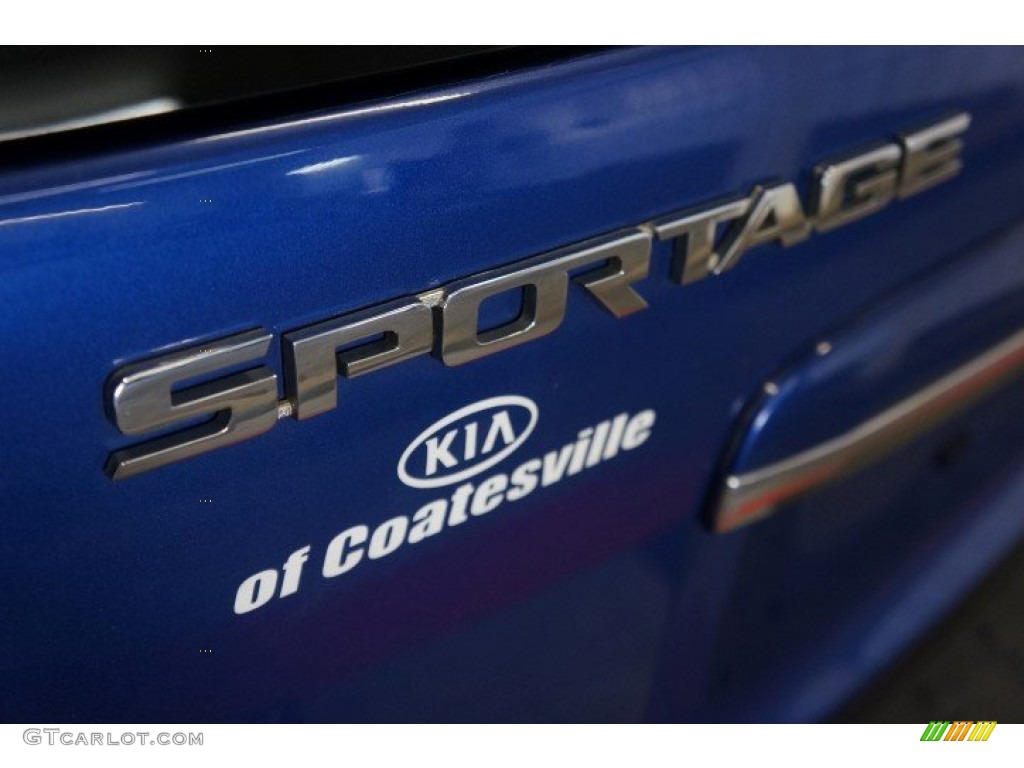 2008 Sportage LX - Smart Blue Metallic / Black photo #61