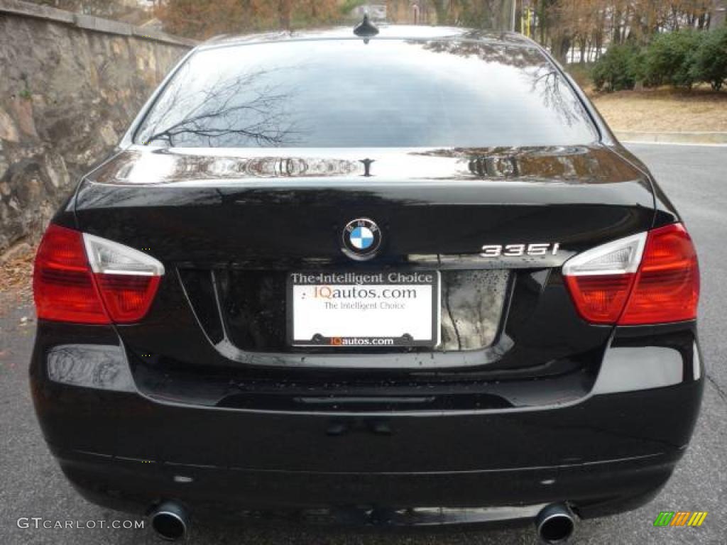 2007 3 Series 335i Sedan - Jet Black / Black photo #17