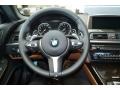 2015 BMW 6 Series BMW Individual Amaro Brown Full Merino Leather Interior Steering Wheel Photo