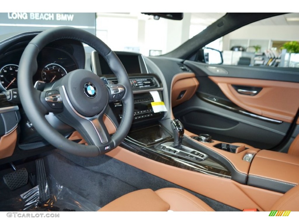 2015 6 Series 650i Gran Coupe - BMW Individual Ruby Black Metallic / BMW Individual Amaro Brown Full Merino Leather photo #7