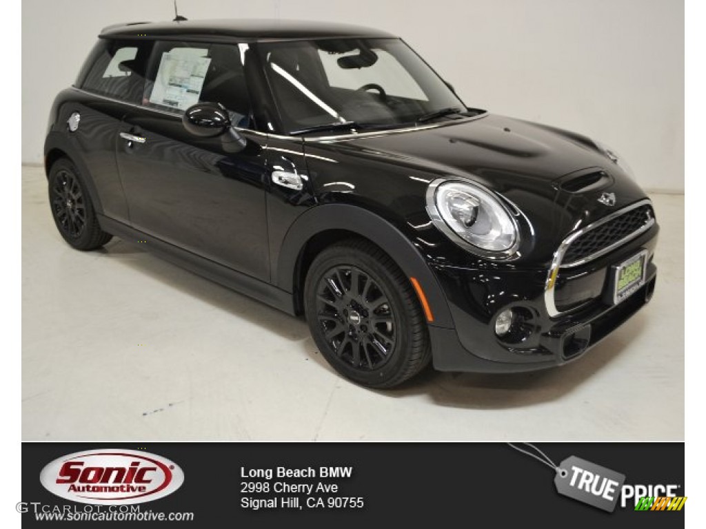 2015 Cooper S Hardtop 2 Door - Midnight Black Metallic / Carbon Black photo #1