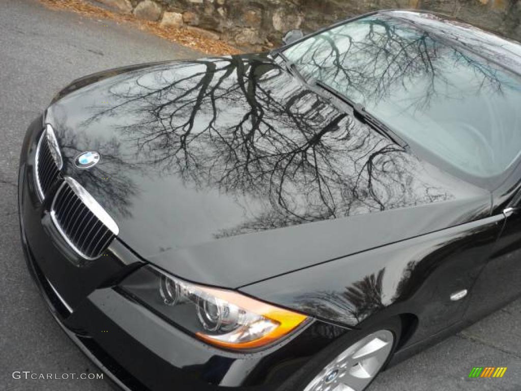 2007 3 Series 335i Sedan - Jet Black / Black photo #20