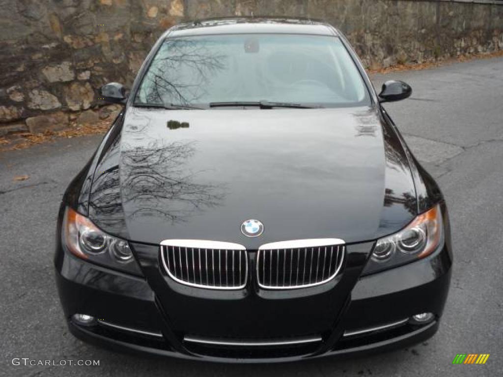 2007 3 Series 335i Sedan - Jet Black / Black photo #22