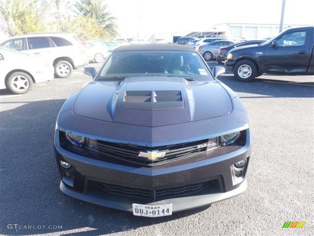 2013 Camaro ZL1 Convertible - Blue Ray Metallic / Black photo #2