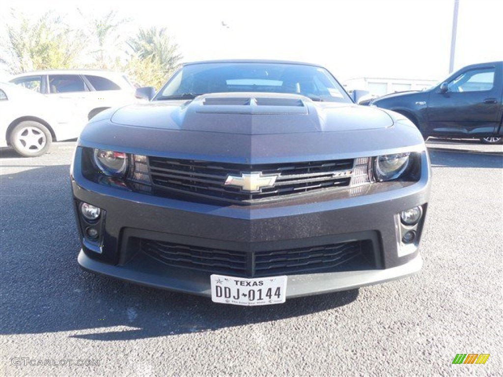 2013 Camaro ZL1 Convertible - Blue Ray Metallic / Black photo #3