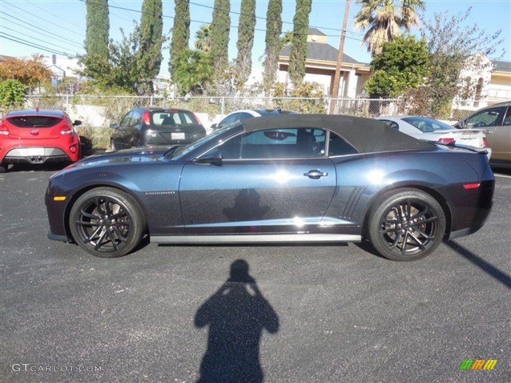 2013 Camaro ZL1 Convertible - Blue Ray Metallic / Black photo #6