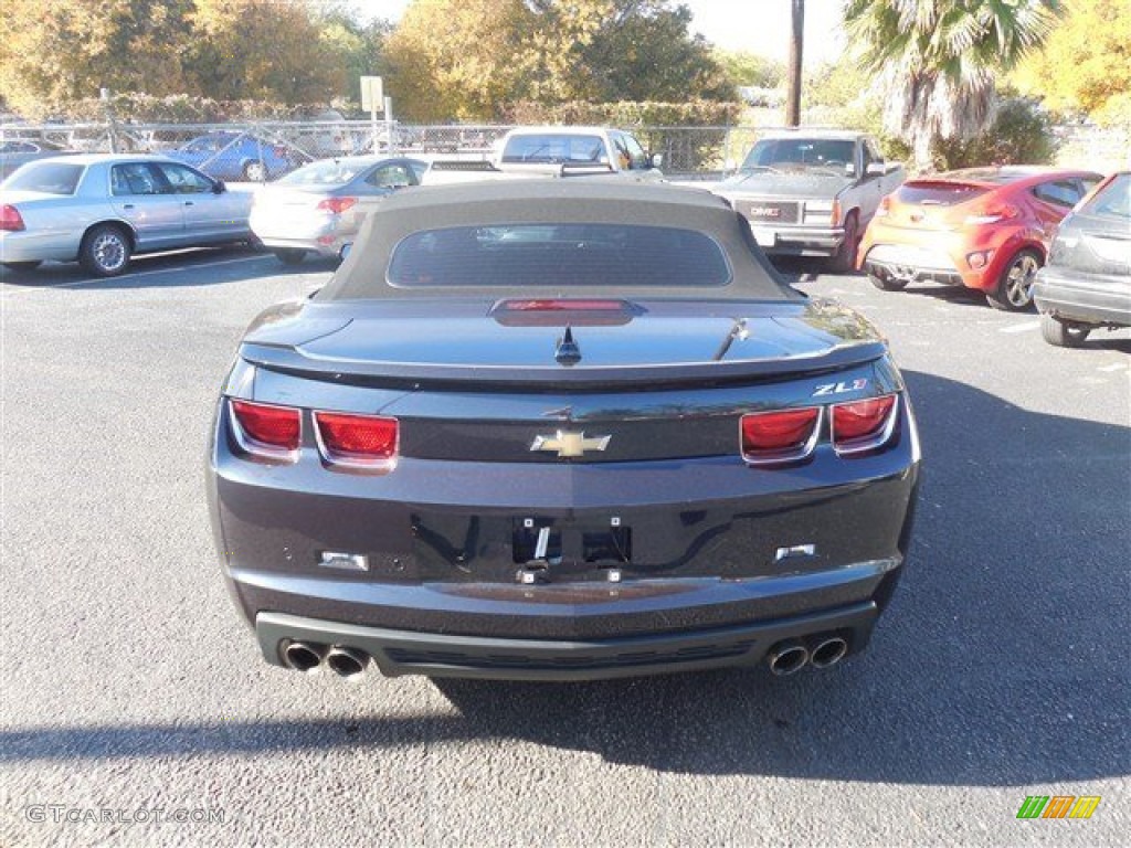 2013 Camaro ZL1 Convertible - Blue Ray Metallic / Black photo #8