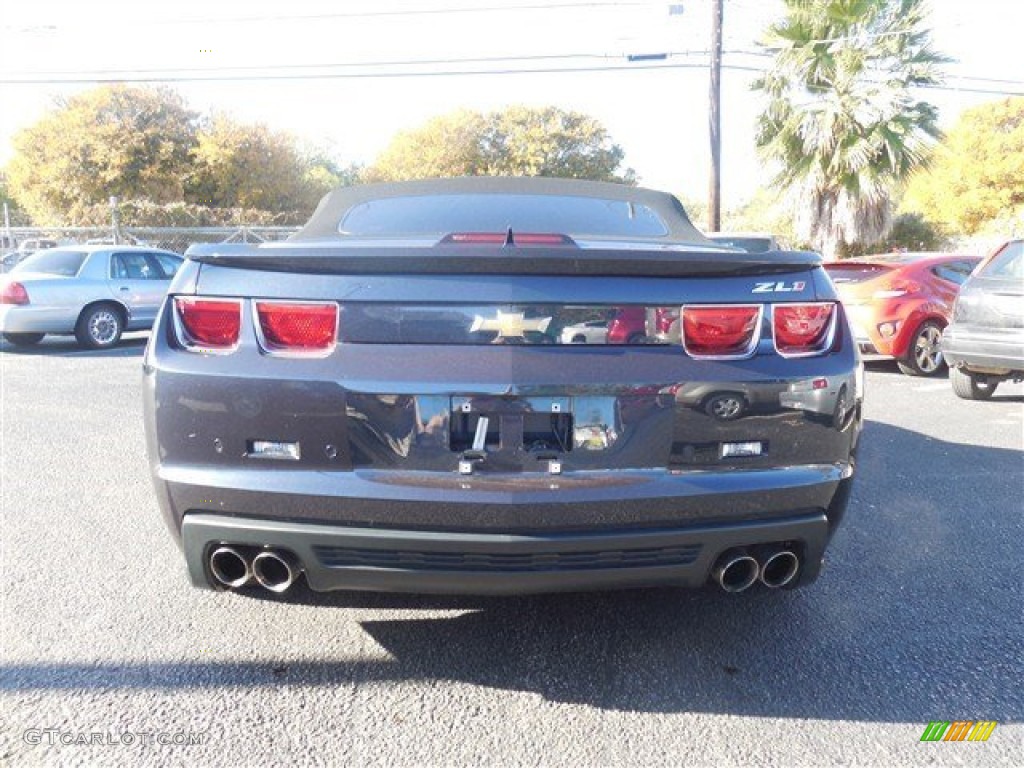 2013 Camaro ZL1 Convertible - Blue Ray Metallic / Black photo #9
