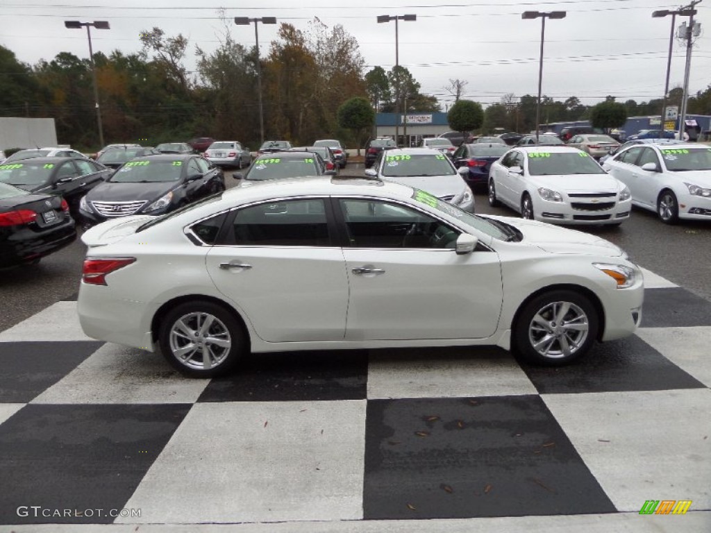 2014 Altima 2.5 SL - Pearl White / Charcoal photo #3