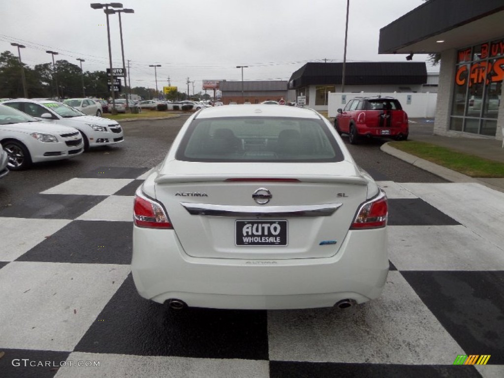 2014 Altima 2.5 SL - Pearl White / Charcoal photo #4