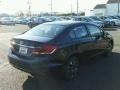 2015 Crystal Black Pearl Honda Civic EX Sedan  photo #2