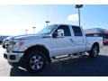 Oxford White - F250 Super Duty Lariat Crew Cab 4x4 Photo No. 7