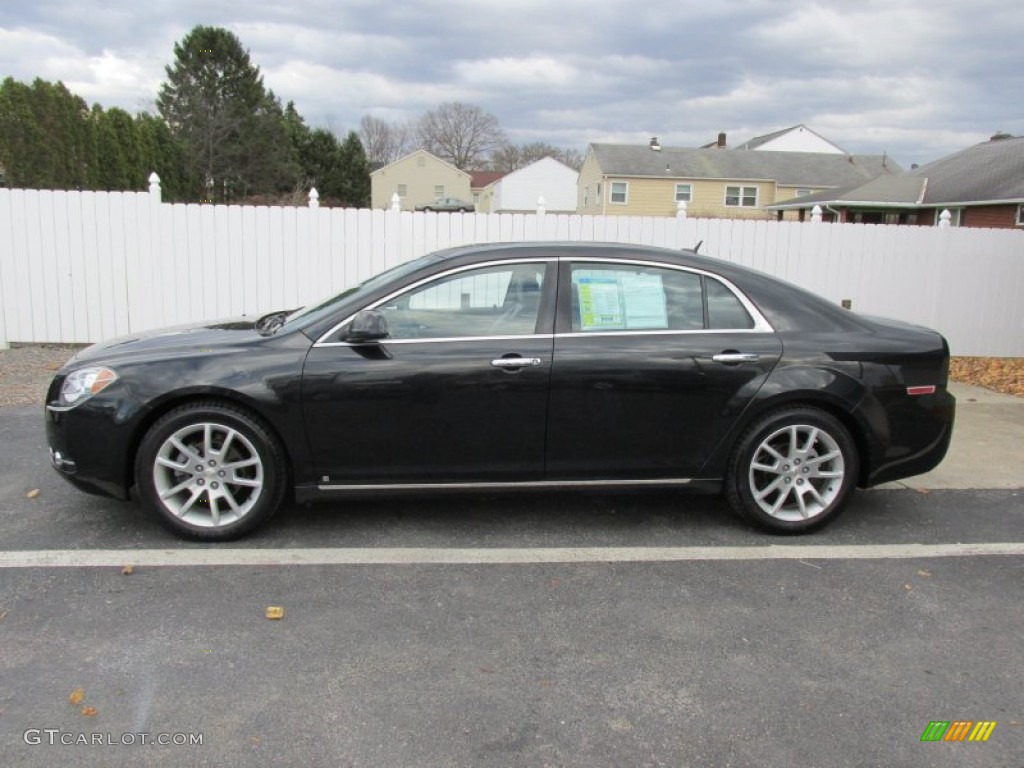 Black Granite Metallic 2009 Chevrolet Malibu LTZ Sedan Exterior Photo #99401360