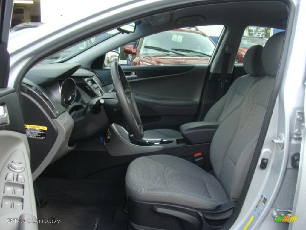 2012 Sonata GLS - Radiant Silver / Gray photo #10