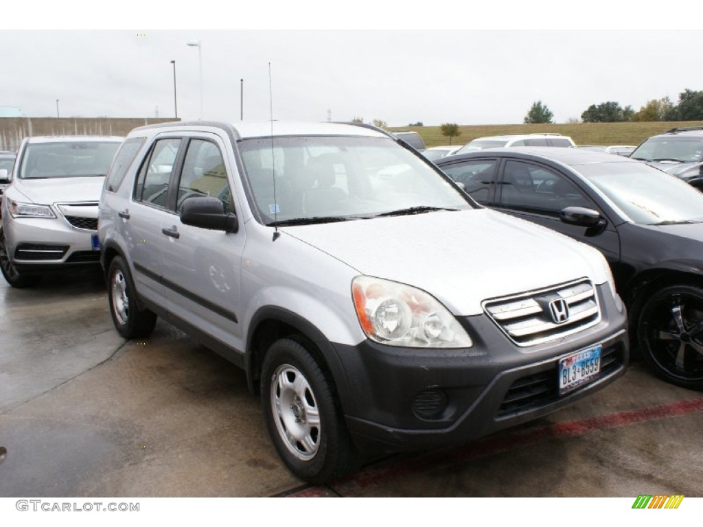 2005 CR-V LX - Satin Silver Metallic / Black photo #1