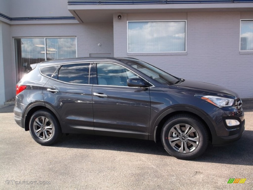 2015 Santa Fe Sport 2.4 AWD - Platinum Graphite / Beige photo #2