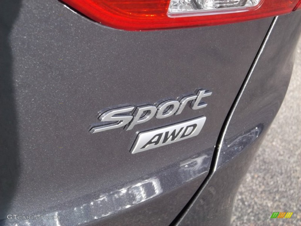2015 Santa Fe Sport 2.4 AWD - Platinum Graphite / Beige photo #7