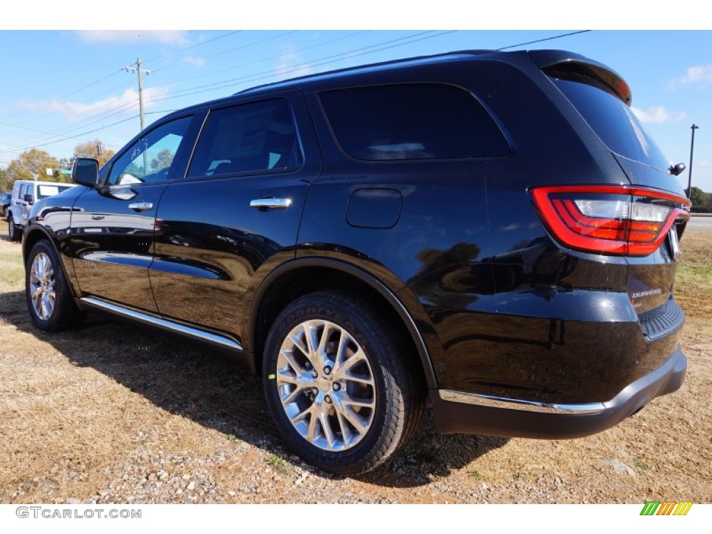 Brilliant Black Crystal Pearl 2015 Dodge Durango Citadel Exterior Photo #99404594