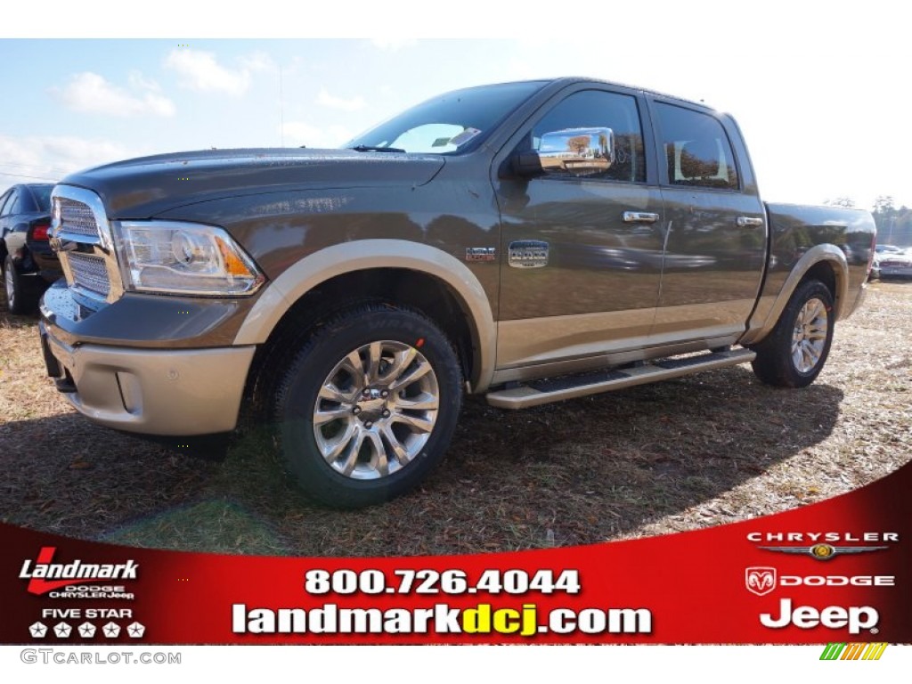 2015 1500 Laramie Long Horn Crew Cab - Prairie Pearl / Canyon Brown/Light Frost photo #1