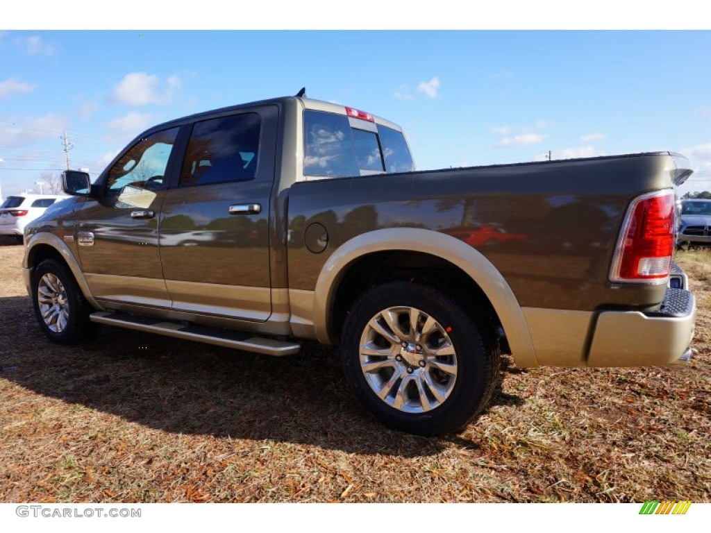 2015 1500 Laramie Long Horn Crew Cab - Prairie Pearl / Canyon Brown/Light Frost photo #2