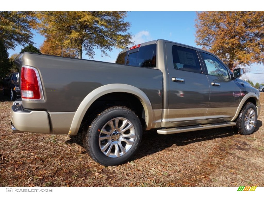 2015 1500 Laramie Long Horn Crew Cab - Prairie Pearl / Canyon Brown/Light Frost photo #3