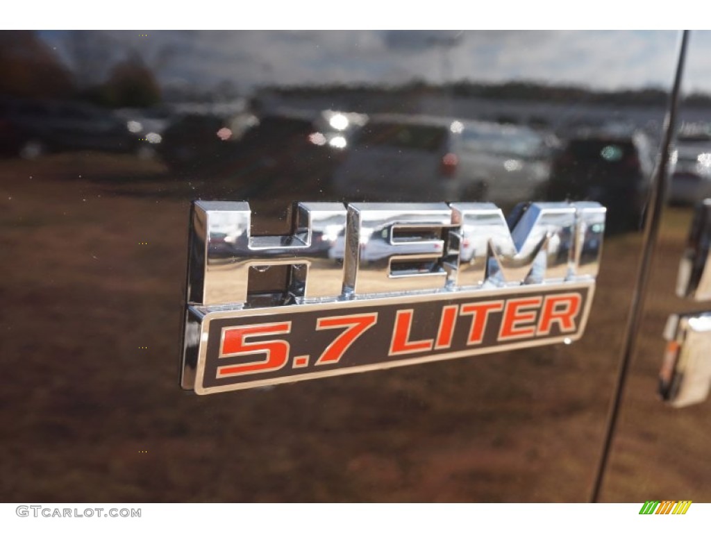 2015 1500 Big Horn Quad Cab - Black / Black/Diesel Gray photo #6