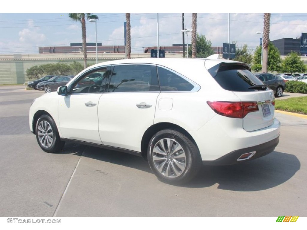 2015 MDX SH-AWD Technology - White Diamond Pearl / Parchment photo #5